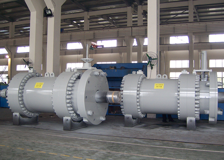三峡电站水轮机接力器，单机容量70万千瓦